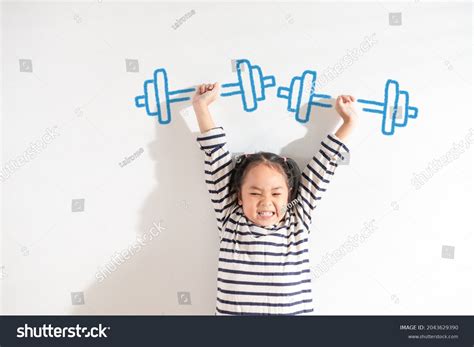 10 Strong Kid Weight Lifting For Empowering Images, Stock Photos & Vectors | Shutterstock