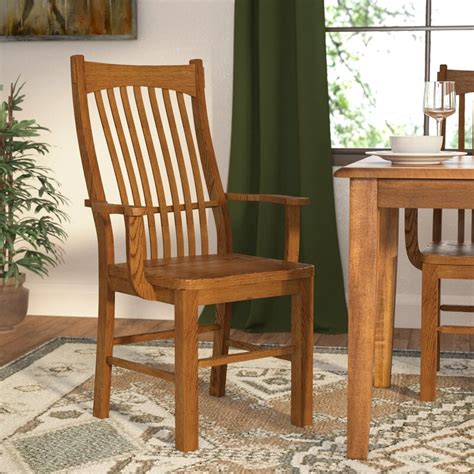 Loon Peak® Corwin Slatback Solid Wood Dining Chair & Reviews | Wayfair