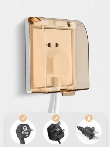 Switch Socket Cover Waterproof & Transparent Switch Socket Protector at Rs 80 | Modular Switch ...