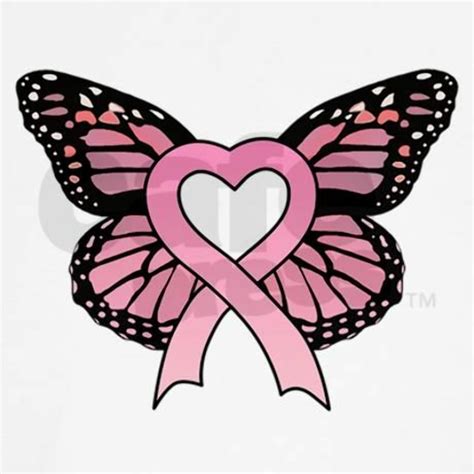 Download High Quality cancer ribbon clipart butterfly Transparent PNG ...