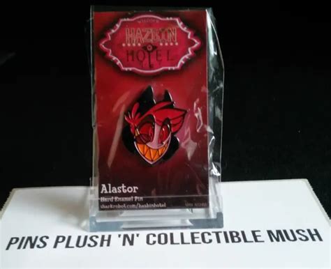 SHARKROBOT VIVZIEPOP HAZBIN Hotel Alastor Headshot Enamel Lapel Pin Radio Demon £35.00 - PicClick UK