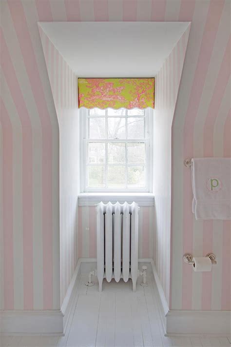 Pink Striped Wallpaper