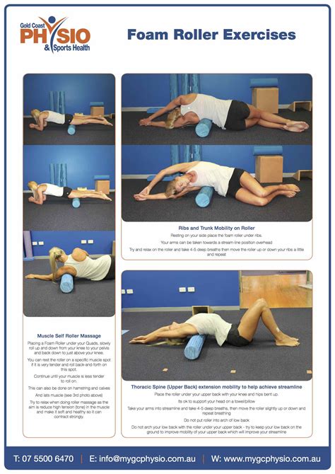 Foam Roller Exercises Sport Physio Gold Coast | Sports Physio Massage ...