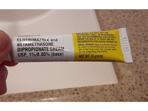 Clotrimazole and Betamethasone Dipropionate Cream USP 1%/0.05% (base ...