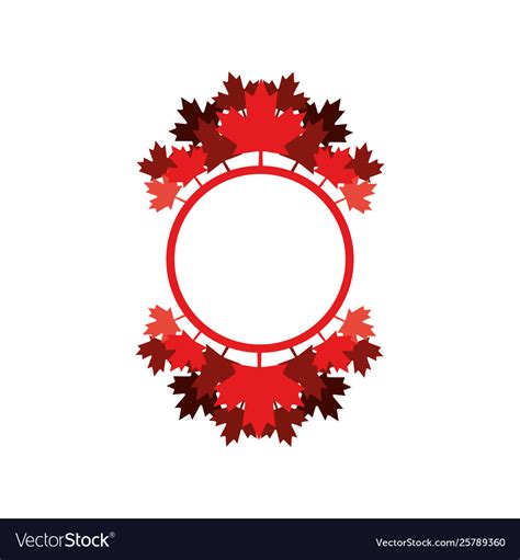 Maple leaf canada design Royalty Free Vector Image