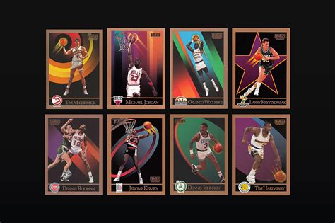 Modern Basketball Cards with a Retro Twist II on Behance