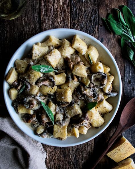 Creamy Mushroom Gnocchi with Parmesan & Sage - The Original Dish