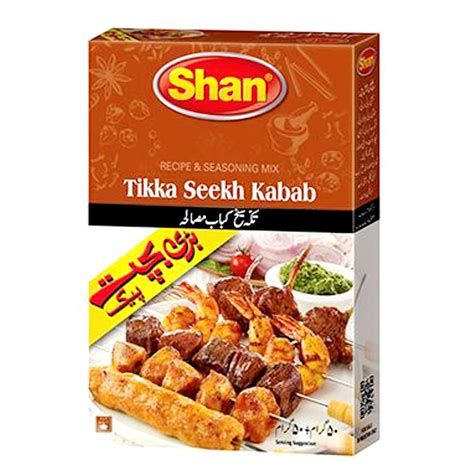 Buy Shan Tikka Seekh Kabab Masala Double Pack At Best Price - GrocerApp