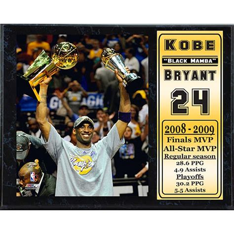 Shop Kobe Bryant 2009 Finals MVP 12x15-inch Collectible Sports Print ...