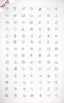 Thin Line Icon set PSD Freebie | PSDFreebies.com