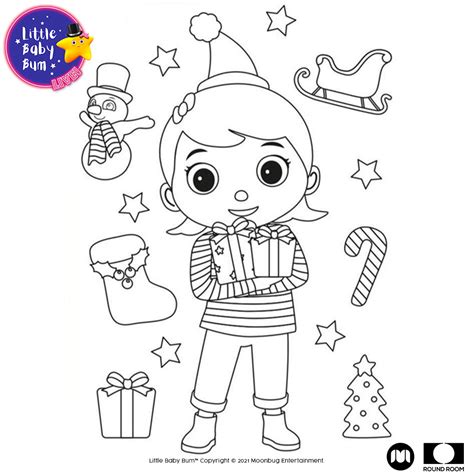 Little Baby Bum Coloring Pages - Coloring Nation