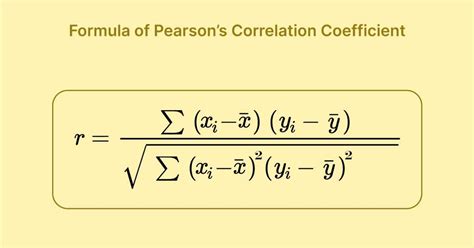 An in depth view of the Pearson Correlation Coefficient