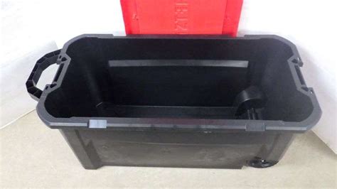 Craftsman 50-gallon storage container on wheels, never used - Albrecht ...