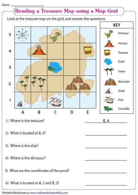 Map Skills Worksheets | Map skills, Map skills worksheets, Map worksheets