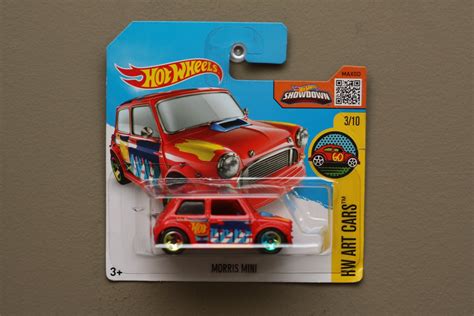 Hot Wheels 2016 HW Art Cars Morris Mini Cooper (red) (SEE CONDITION)