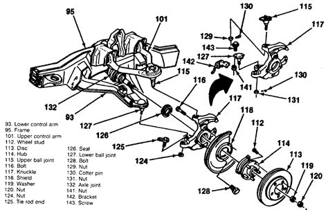 4x4 Front Suspension Diagram