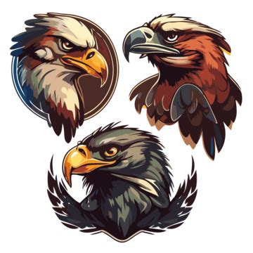 Eagles Logo Vector, Sticker Clipart Illustration By Cysmographics Of ...