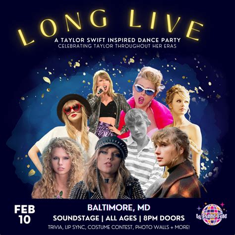 Long Live - A Taylor Swift Inspired Dance Party - Baltimore Soundstage