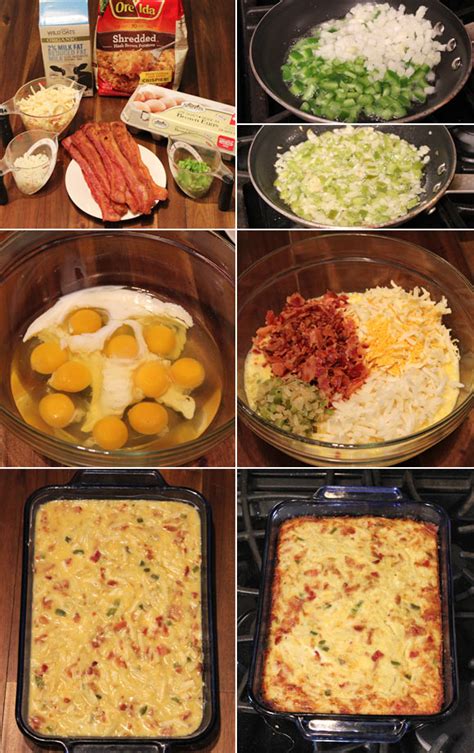 Hash Brown Breakfast Casserole w/ Bacon Recipe | MrBreakfast.com