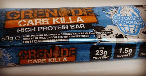 Grenade Carb Killa High Protein Bar Cookies & Cream – Proteinriegel ...