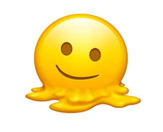 What Does The Melting Smiley Face Emoji Meanings - IMAGESEE