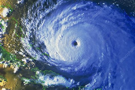 Satellite image of Hurricane Floyd - Stock Image E155/0101 - Science ...