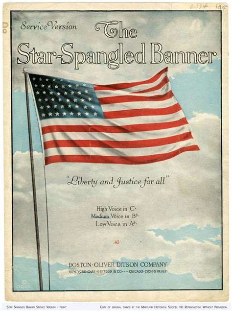 The National Anthem - The Star Spangled Banner - | Banner, Star ...