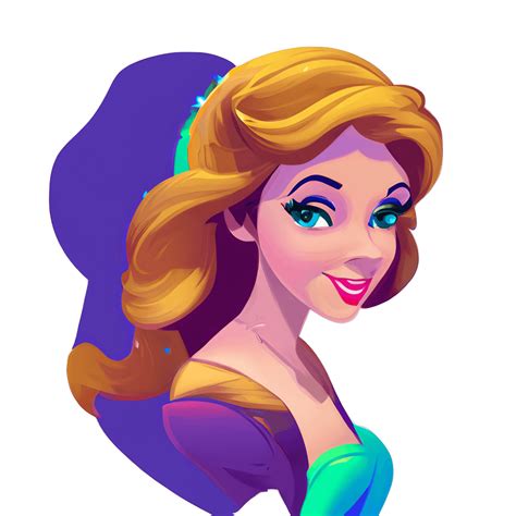 Walt Disney Princess Portrait Graphic · Creative Fabrica