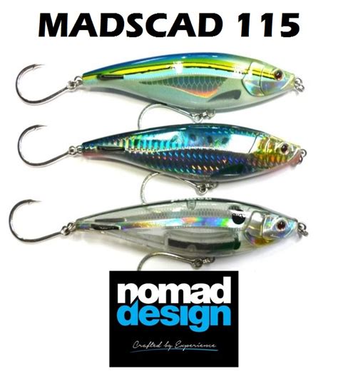 Nomad Lures Madscad 115 - $27.95 -Ray & Anne's Tackle & Marine site