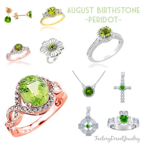 August Birthstone- Peridot - Factory Direct Jewelry