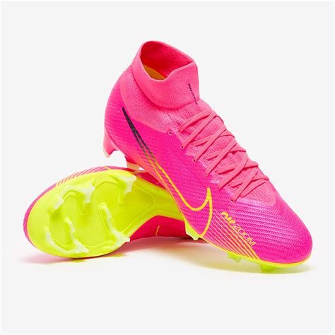 Nike Air Zoom Mercurial Superfly IX Pro FG - Pink Spell/Volt/Gridiron ...