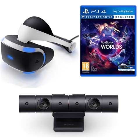 Pack Sony VR Gafas Realidad Virtual + PS4 Camera V2 + VR Worlds PS4 + Astro Bot VR