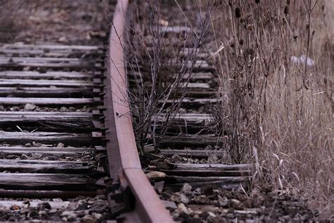 HD wallpaper: rail, railway, railtrack, railroad, train tracks, abandoned | Wallpaper Flare