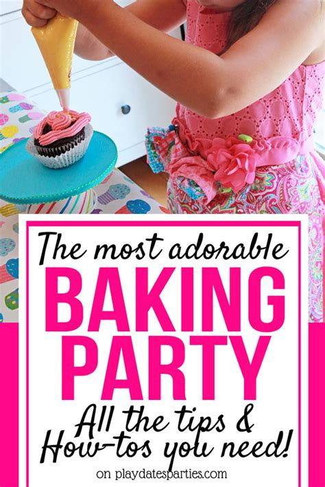 This is the Most Adorable Baking Birthday Party for Kids