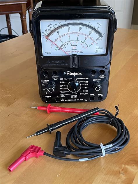 Simpson Analog Multimeter 260-8 | Reverb