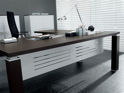 Metal modern office desk - 73 photo