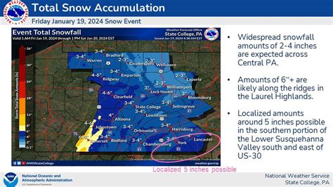 Central Pa. could get up to 5″ of snow Friday: Check the forecast map ...