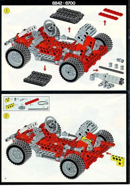 Voir l'instruction LEGO® 8842 Go-kart - Instructions et catalogues LEGO bibliothèque