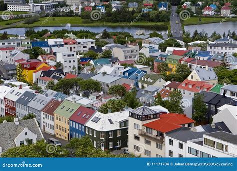 Cityscape of Downtown Reykjavik, Iceland. Stock Photo - Image of ...