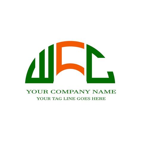 WCC letter logo creative design with vector graphic 8654690 Vector Art ...