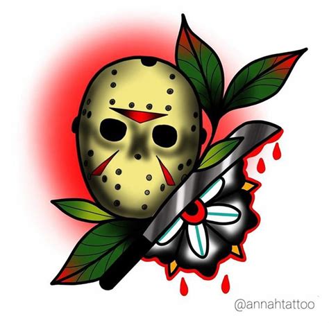 Jason Voorhees - Friday the 13th, Tattoo Design | Friday the 13th tattoo, Movie tattoos, Horror ...