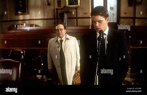 THE RAINMAKER, Danny De Vito, Matt Damon, 1997. ©Paramount Pictures ...