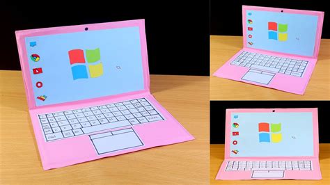 How to Make Laptop From Paper | DIY Paper Laptop - Origami Paper Craft - YouTube