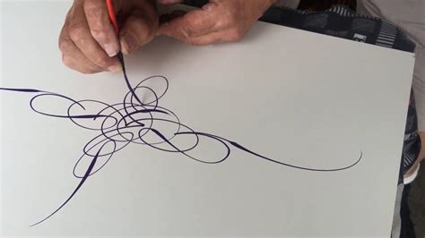 SCROLL STYLE PINSTRIPING MASTERY BY WIZARD - YouTube