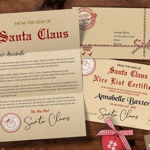 Santa Letter - Etsy