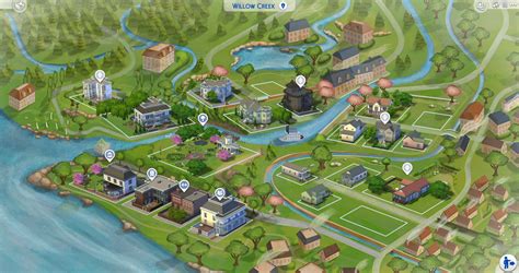 The Sims 4: World Map Replacements for ALL Worlds Now Available | SimsVIP