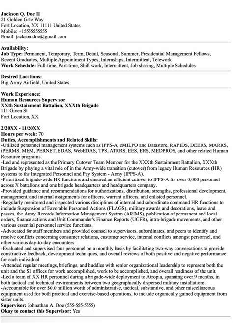 Federal Resume, military transitioning out, never been edited or reviewed : r/Resume