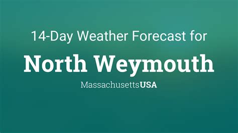 North Weymouth, Massachusetts, USA 14 day weather forecast