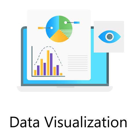 Online data monitoring, flat gradient conceptual icon of data ...