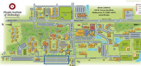 Florida Institute Of Technology Campus Map - Kaleb Watson